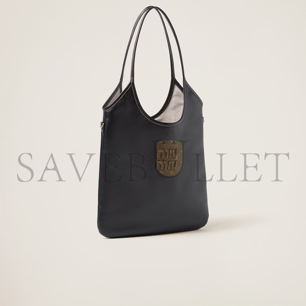 MIU MIU IVY LEATHER BAG 5BG231 (40*35cm) MIU MIU IVY LEATHER BAG 5BG231 (40*35cm)